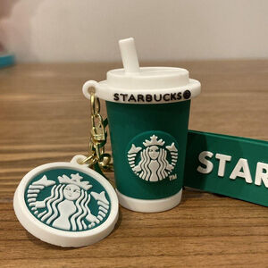 COPY - Starbucks mini Green Coffee Cup keychain